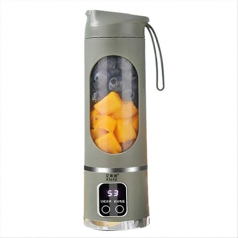 Extracteur de jus Allend, petit extracteur de jus électrique portable pour la maison, mini-gobelet à jus multifonctionnel vert (1/5)