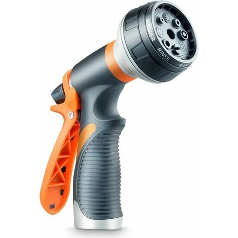 Buse de tuyau d'arrosage, buse de tuyau d'eau pulvérisateur de jardin haute pression robuste pour lavage de voiture, nettoyage, arrosage de la pelouse et du jardin et douche chien et animaux de compag (1/5)