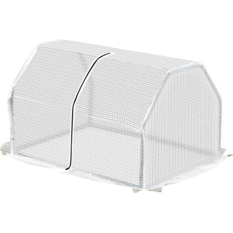 Mini serre de plantation serre en plastique résistant aux UV 99 x 71 x 60 cm pour tomates et plantes dans le jardin (1/5)
