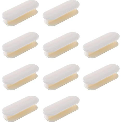 MINKUROW Maniglie Autoadesive, 10 Maniglie Per Porte E Finestre, Maniglia Per Porta Adesiva, Maniglie Per Armadietti Autoadesive, Maniglia Per Porta Balcone Per Esterni, Maniglie Per Cassetti Adesive, (1/5)