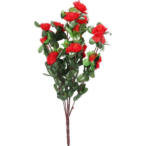 Strauß aus 5 Zweigen mit kleinen roten Rosenblüten (1/3)