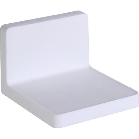 Étagère murale pour chambre de salle bain à adhésif puissant , rangement cuisine en acrylique Sans p (1/5)