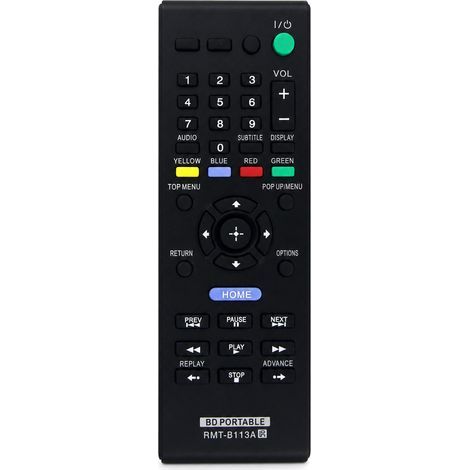 Telecomando di ricambio compatibile con lettore Blu-ray/DVD Sony RMT-B113A (1/5)