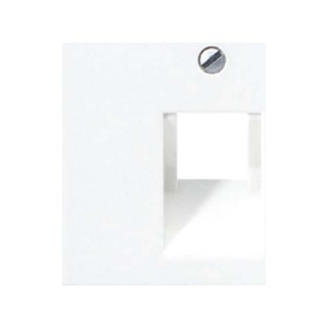 Jung Tapa para bases de conexión IAE/UAE, 1 x 8 polos, termoplástico, Serie AS/A, blanco alpino A 569-1 BFPLUA WW