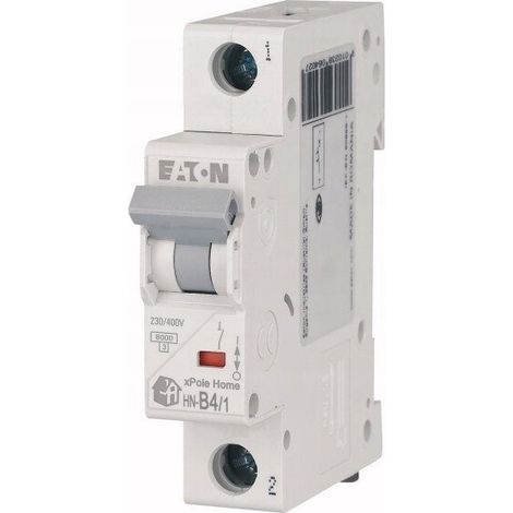 Interruttore Eaton hn-b4/1 4A capacità 6kA (1/2)