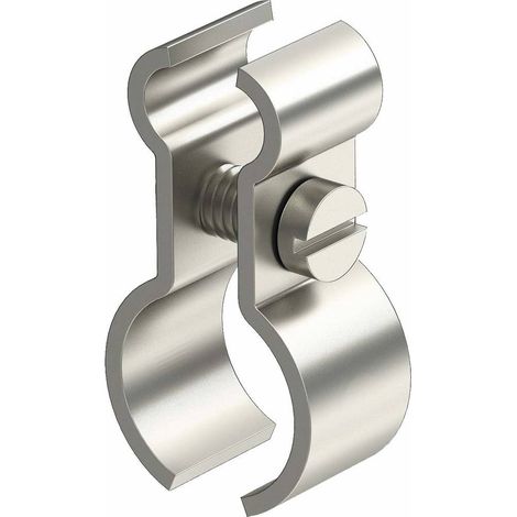 OBO Bettermann Collier de serrage pour câble 4-9mm 11-16mm acier inoxydable, inoxydable A4 1.4571 brut, post-traité, 1404168 (1/2)