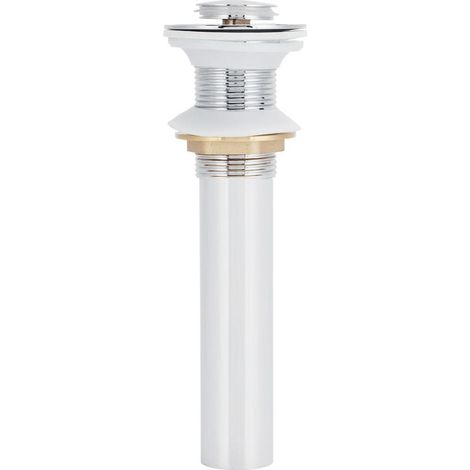 Bouchon d'évier de lavabo, égouttoir Popup par galvanoplastie, matériel de salle de bains sans débordement (galvanoplastie sans trou) (1/5)