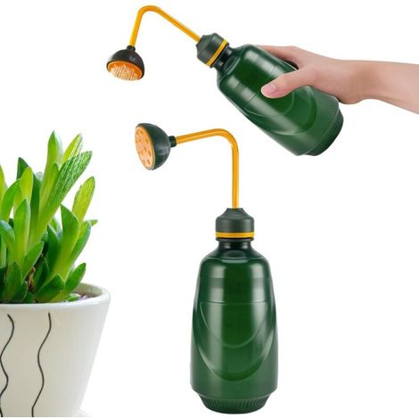 PCS (Green) 450ML Indoor Plant Watering Can, Hand Sprayer, Small Watering Can for Bonsai, Delicate Plants and Flowers (1/5)