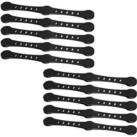 Set mit 10 Silikonmagneten für Backpapier in Heißluftfritteusen – 12 cm lang, Zubehör für Heißluftfritteusen (1/5)