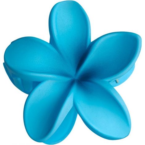 ECARLA Haarspange XL Blume Ombre Mattblau SP401