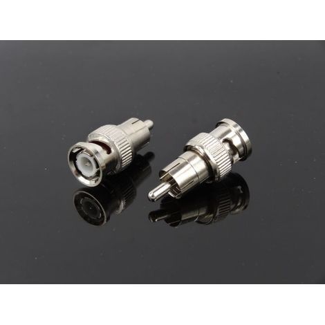 Connecteur BNC mâle vers AV, connecteur BNC mâle vers AV, connecteur dédié pour caméras de surveillance et téléviseurs. (1/5)