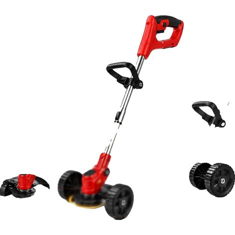 Tondeuse à gazon manuelle, lames en acier de haute qualité, longueur de 34 pouces, largeur de coupe de 14 pouces, design léger, poignée ergonomique (1/5)