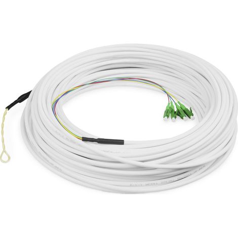 Digitus DK-3904LCA-50 fibre optique FO Câble de raccordement 50 m blanc 9/125 µ Singlemode A748183 (1/4)