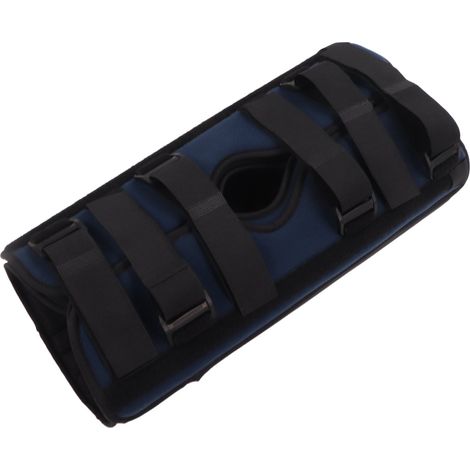 Genouillère à 3 coussinets, sangle réglable, bande d'aluminium robuste, revêtement en velours, support et stabilisateur de genou (1/5)