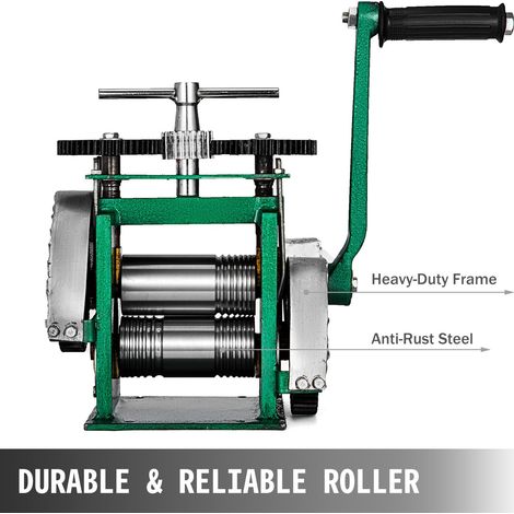 Machine Laminage Plat Largeur du Rouleau 85 mm, Laminoir Manuel Plastifier Presse Manuelle Combinée, Machine Fabrication Presse Out… (1/5)