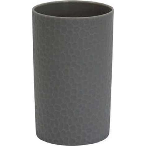 Cleafe - Bicchiere Porta Spazzolini Da Denti Colore Grigio Accessori Arredo Bagno 79799 - (1/2)