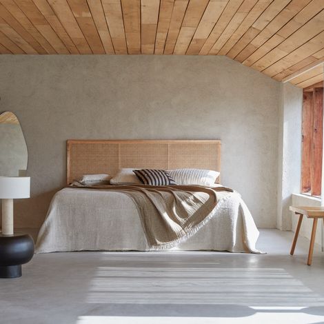Tikamoon Adèle Tête de lit en rotin H 115 cm × L 200 cm × P 3 cm (1/5)
