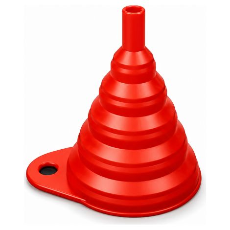 Imbuto Pieghevole Casa Officina in Silicone per Olio Motore e Liquidi EF119