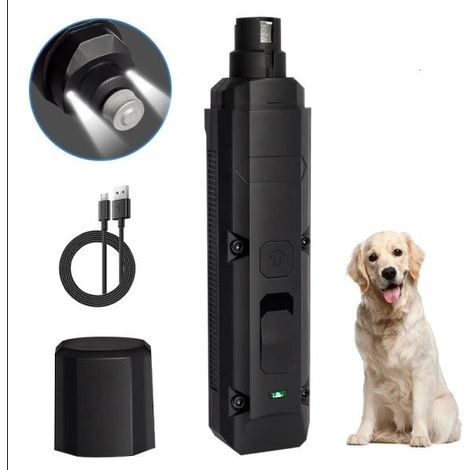 Filiyano-Meuleuse de griffes de chien électrique silencieuse, noire (1/5)