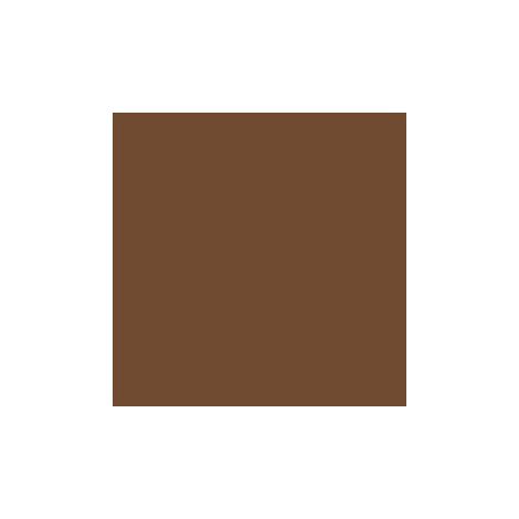 Aelle - Cabochon sol / mur uni Marron 4x4 cm VODEVIL TACO DOME MARRON (1/4)