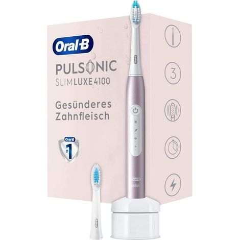 Braun Pulsonic Slim Luxe 4100 Rosen-Gold elektrische Zahnbürste (1/5)