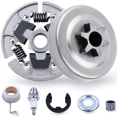 7 teiliges Kettensägen Set 3/8 Zoll Ritzel & Kupplungstrommel Stihl 017 018 MS170 MS180 (1/4)
