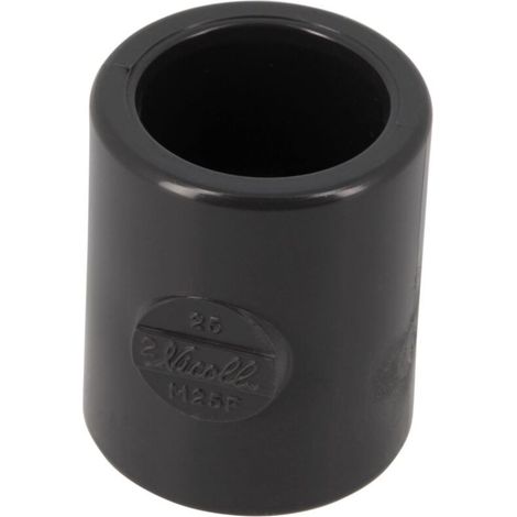 manchon pvc pression - femelle / femelle - diamètre 25 mm - um25f