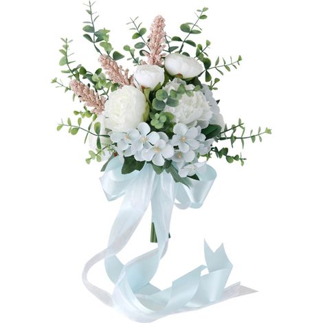 Bouquets de roses faits main pour la mariée et les demoiselles d'honneur, fleurs artificielles-AquaForge (1/5)