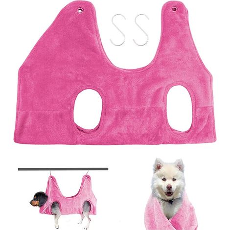 Hamac Pour Chien - Hamac De Contention Pour Bain Toilettage Coupe Des Griffes - 50 X 45 Cm Ou 60 X 50 Cm - 1 Piece (1/5)