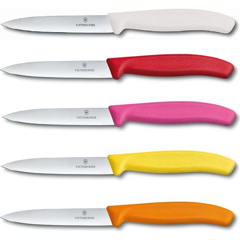 Lot de 5 Couteaux à légumes Couleurs Assorties 10 cm (1/5)