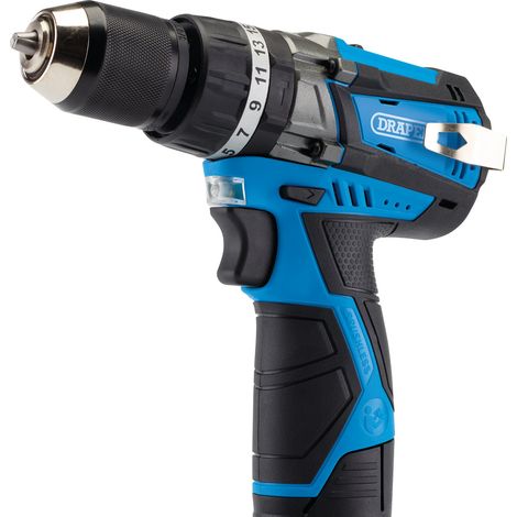 Draper 12V Brushless Cordless Combi Drill (Bare Tool, Body Only, Model 03862)