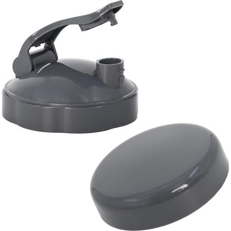 Lot de 2 couvercles refermables pour gobelets NutriBullet, pièces de rechange avec joint en caoutchouc, compatibles avec blenders 600 W et 900 W et gobelets 32, 24 et 18 oz (1/5)