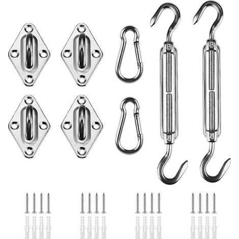 Markisen-Montageset – Robustes Sonnenschutz-Befestigungsset – 5-teilig – Edelstahl 304 (1/5)