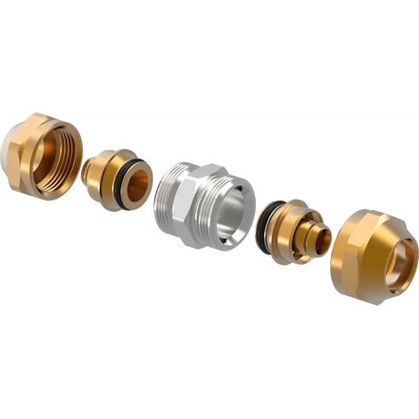 Uponor Fit Racor de rosca PEX 17x2,0-17x2,0, 1065299