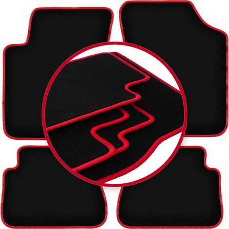 CARLUX-RED Autofußmatten für: Kia Picanto I Fließheck (2003-2011) (1/5)