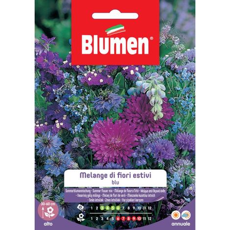 MELANGE DI FIORI ESTIVI BLU