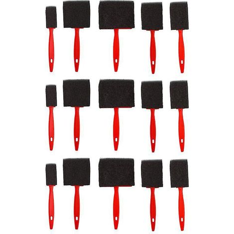 15 pinceaux en éponge