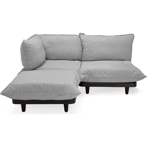Canapé de jardin modulable Fatboy Paletti - Gris Roche
