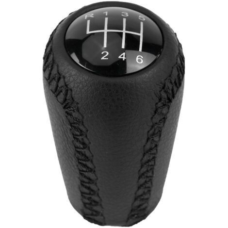 Copertura in pelle per pomello del cambio per Mazda 3 BK BL/5 CR CW/6 II GH 05-14 (1/4)