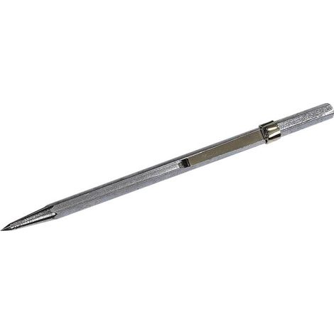 Pointe à tracer avec clip de rangement argent (1/3)