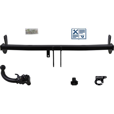 Attelage rotule démontable AUTO-HAK + faisceau Trail-Tec spécifique 7 broches - DS DS 3 (1/2)