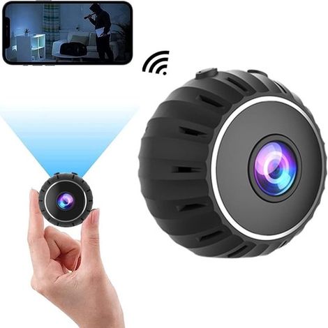 Mini Spionagekameras, versteckte 1080p HD Funkkamera mit Nachtsicht, Bewegungserkennung, WLAN Kamera, Heimüberwachung, Babysitter Funktion, Überw (1/5)