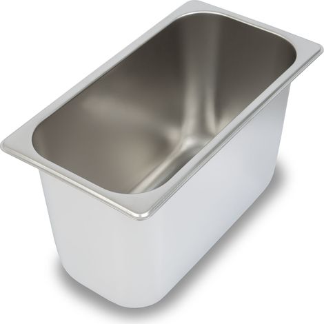VERTES GN Behälter 1/3 Gastro Norm Gastronorm (Edelstahl, 200mm Tief, Hygienisch, Rostfrei, Kratzfest, Temperaturbeständig von -40° bis +300°C, für Bain Marie und Vielseitigen Einsatz in Gastronomie)