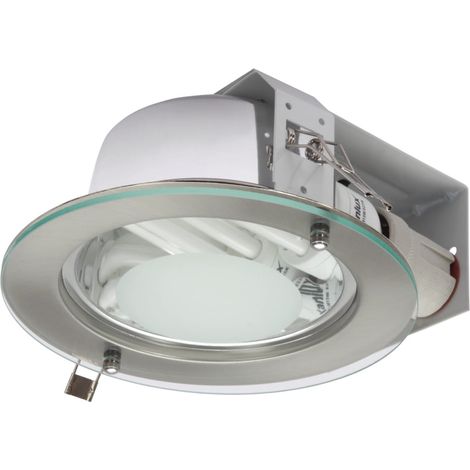 Spot encastré Kanlux Shiro 18290 2xE27 argent rond (1/3)