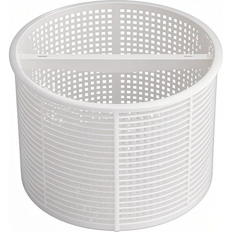 Panier de Skimmer de Piscine, Panier Skimmer Piscine 18 cm(Blanc) Panier de Skimmer pour Piscine Enterrée, Panier et Filtre d'Écumoire, Un Nettoyage Efficace, pour Ramassage des Feuilles (1/5)