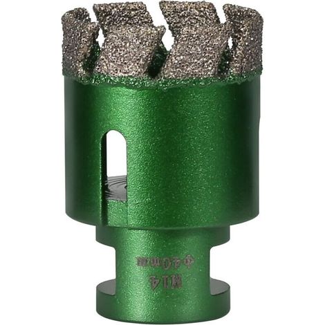 Fraise filetée industrielle M14 avec revêtement diamantin pour une coupe rapide et propre sur le verre céramique et les surfaces solides - Carotteuse brasée pour et marbre