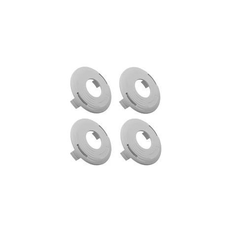 Lot de 4 capots de tête de débroussailleuse compatibles avec les modèles Stihl AutoCut 27-2 FS70R, FS80R, FS90, FS85R, FS130R, FS131R, KM90R et KM91R. Remplace la pièce 4002 713 9712. (1/4)