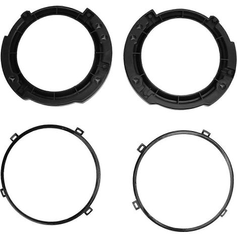 Kit de fixation pour phare rond de 7 pouces avec anneau métallique, noir, pièce de rechange (1/5)