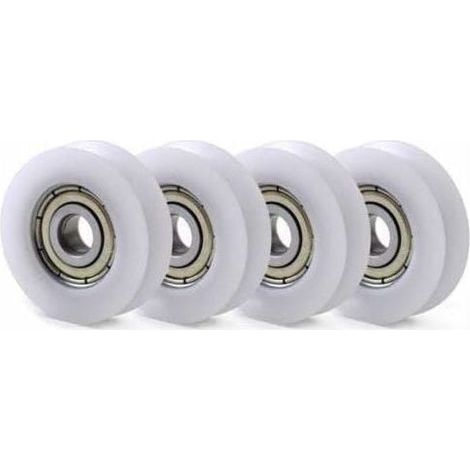 10 roulements à billes à gorge profonde intégrés en nylon 608, 6 × 30 × 10 mm, pour galet de guidage-Karteo (1/4)