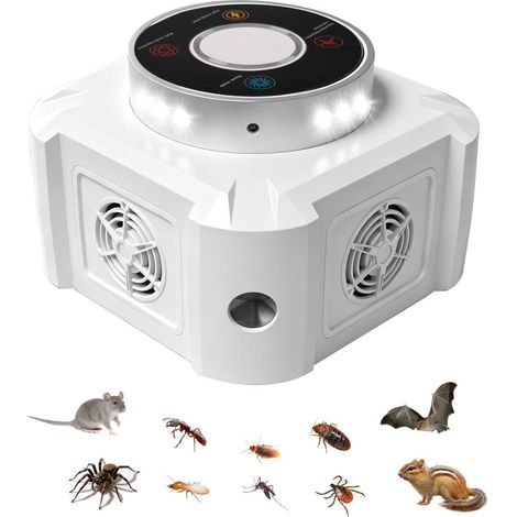 Ultrason Souris et Rats Professionnel à Large Portée – Appareil Ultrason pour Nuisible Répulsif Souris Anti Souris Rat (1/4)